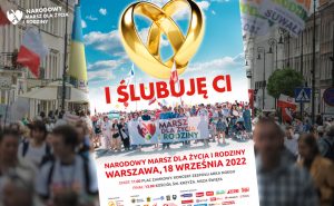 Read more about the article „I ślubuję Ci”. Zaprezentowano oficjalny plakat Narodowego Marszu dla Życia i Rodziny
